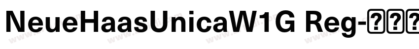NeueHaasUnicaW1G Reg字体转换 NeueHaasUnicaW1G Reg字体转换